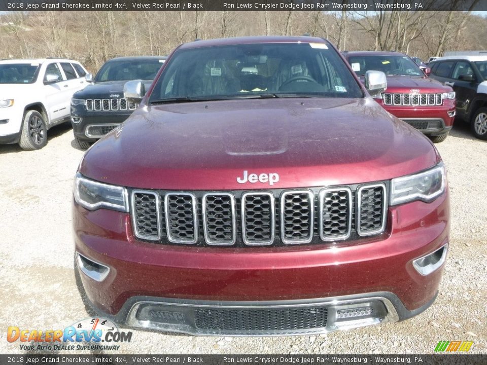 2018 Jeep Grand Cherokee Limited 4x4 Velvet Red Pearl / Black Photo #7
