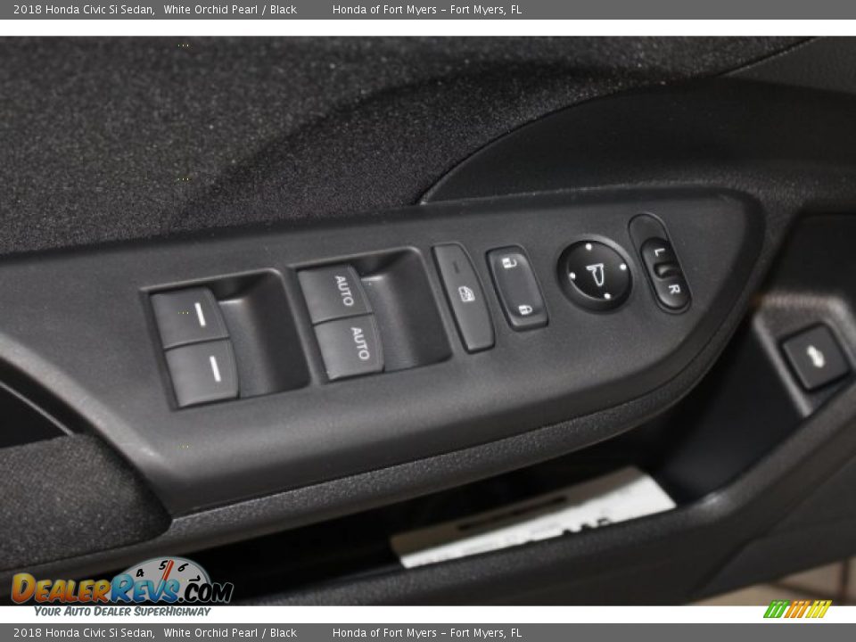 2018 Honda Civic Si Sedan White Orchid Pearl / Black Photo #14