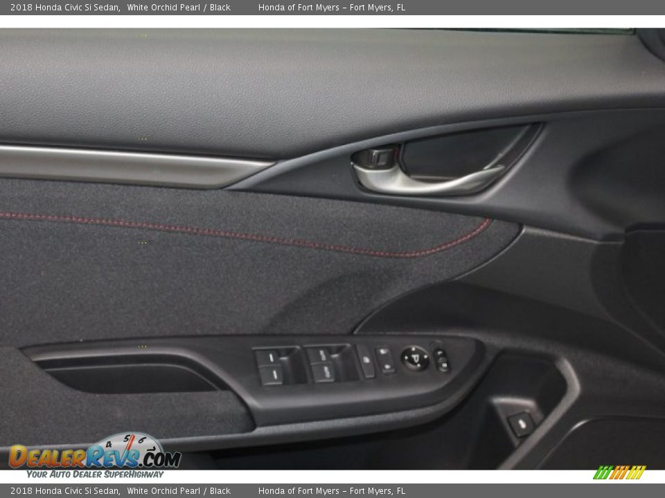 2018 Honda Civic Si Sedan White Orchid Pearl / Black Photo #15