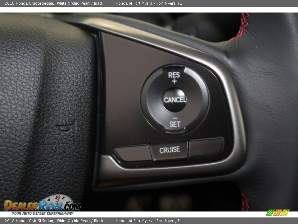 2018 Honda Civic Si Sedan White Orchid Pearl / Black Photo #21