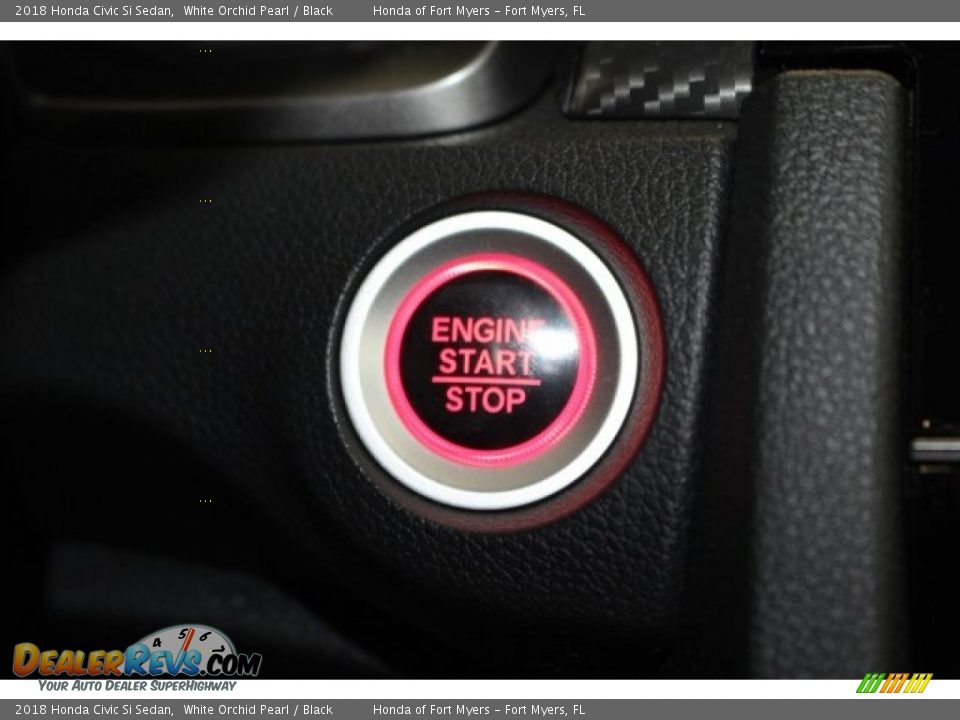2018 Honda Civic Si Sedan White Orchid Pearl / Black Photo #23