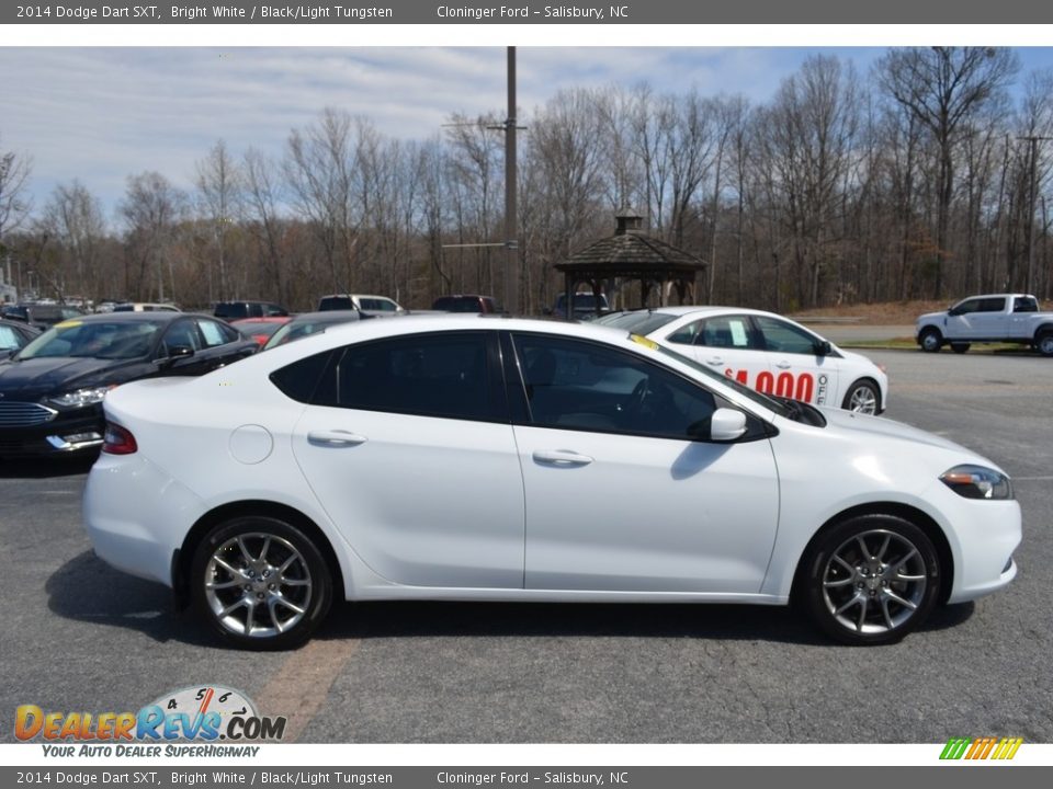 2014 Dodge Dart SXT Bright White / Black/Light Tungsten Photo #2
