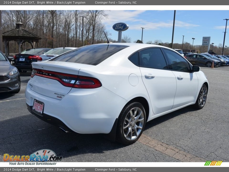 2014 Dodge Dart SXT Bright White / Black/Light Tungsten Photo #3