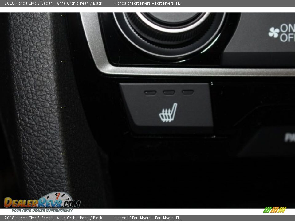 2018 Honda Civic Si Sedan White Orchid Pearl / Black Photo #27