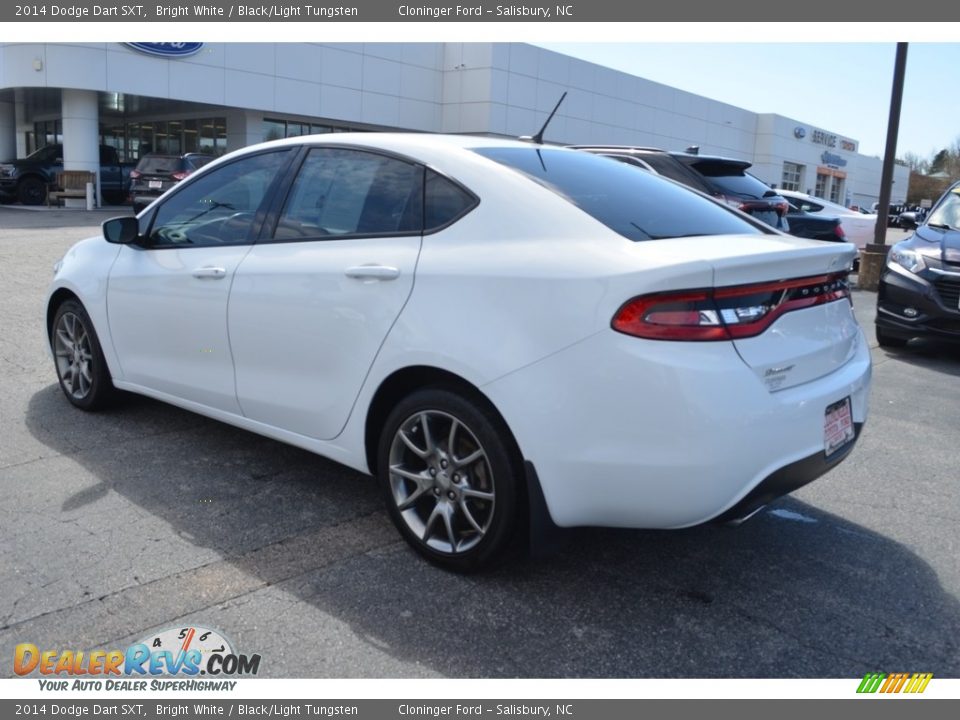 2014 Dodge Dart SXT Bright White / Black/Light Tungsten Photo #4