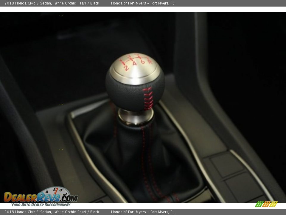 2018 Honda Civic Si Sedan White Orchid Pearl / Black Photo #28