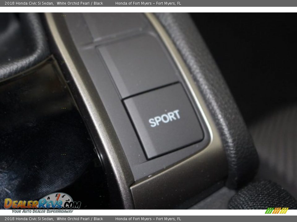 2018 Honda Civic Si Sedan White Orchid Pearl / Black Photo #29
