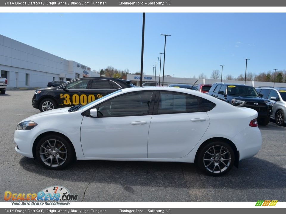2014 Dodge Dart SXT Bright White / Black/Light Tungsten Photo #5