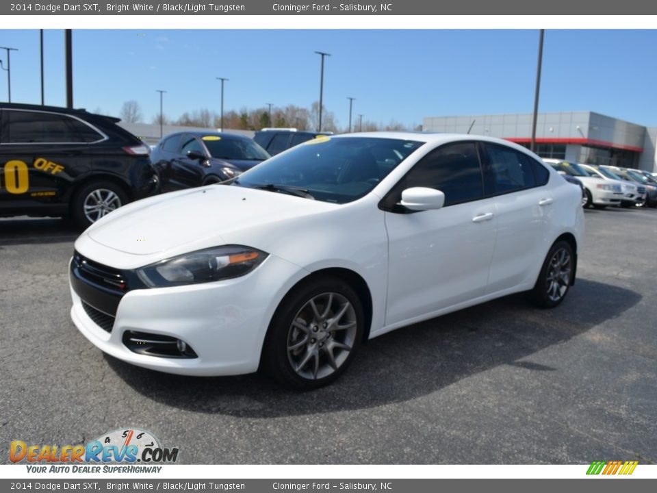 2014 Dodge Dart SXT Bright White / Black/Light Tungsten Photo #6