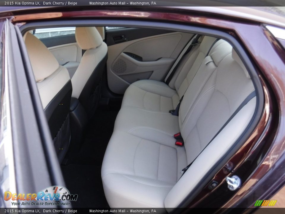 2015 Kia Optima LX Dark Cherry / Beige Photo #21