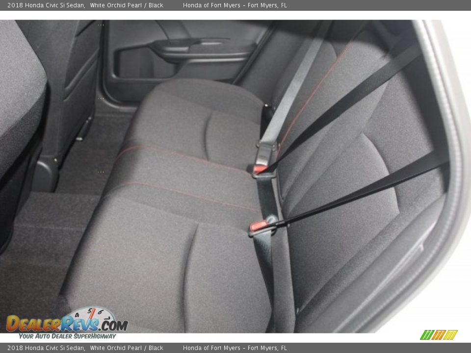 2018 Honda Civic Si Sedan White Orchid Pearl / Black Photo #32