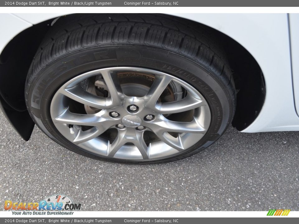 2014 Dodge Dart SXT Bright White / Black/Light Tungsten Photo #8