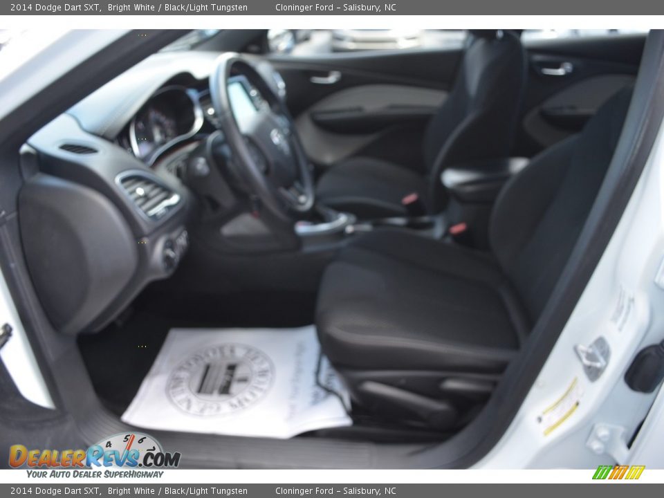 2014 Dodge Dart SXT Bright White / Black/Light Tungsten Photo #9