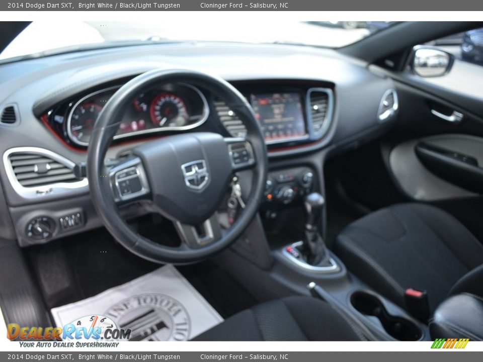 2014 Dodge Dart SXT Bright White / Black/Light Tungsten Photo #11