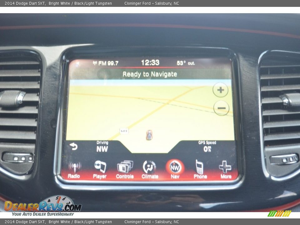 2014 Dodge Dart SXT Bright White / Black/Light Tungsten Photo #18