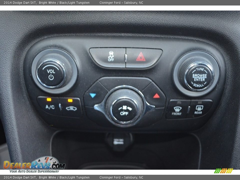 2014 Dodge Dart SXT Bright White / Black/Light Tungsten Photo #20