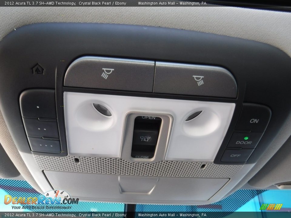2012 Acura TL 3.7 SH-AWD Technology Crystal Black Pearl / Ebony Photo #22