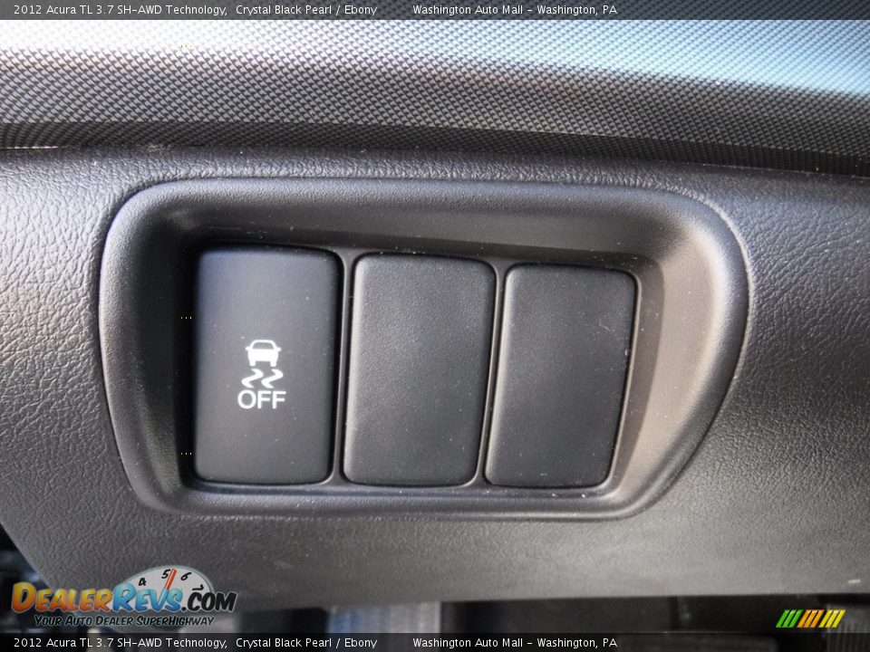 2012 Acura TL 3.7 SH-AWD Technology Crystal Black Pearl / Ebony Photo #25
