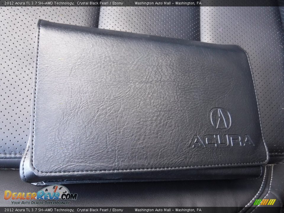2012 Acura TL 3.7 SH-AWD Technology Crystal Black Pearl / Ebony Photo #27