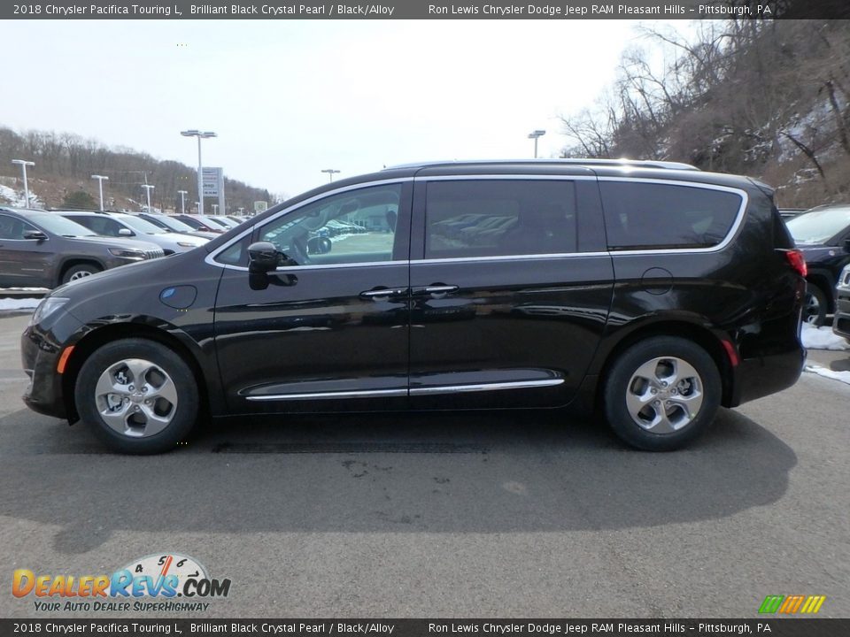 2018 Chrysler Pacifica Touring L Brilliant Black Crystal Pearl / Black/Alloy Photo #2