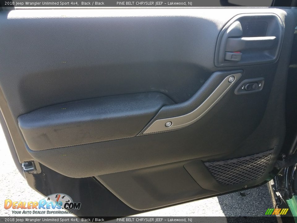 2018 Jeep Wrangler Unlimited Sport 4x4 Black / Black Photo #6