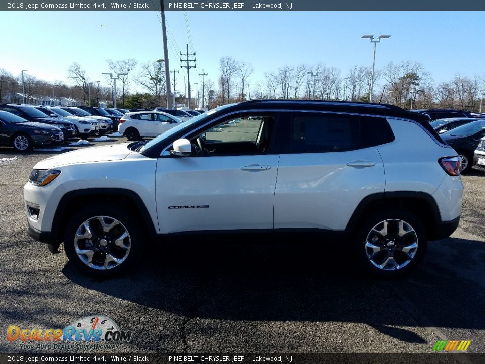 2018 Jeep Compass Limited 4x4 White / Black Photo #3