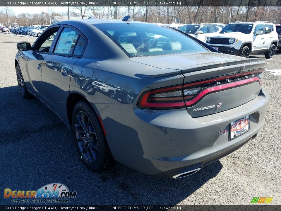 2018 Dodge Charger GT AWD Destroyer Gray / Black Photo #4