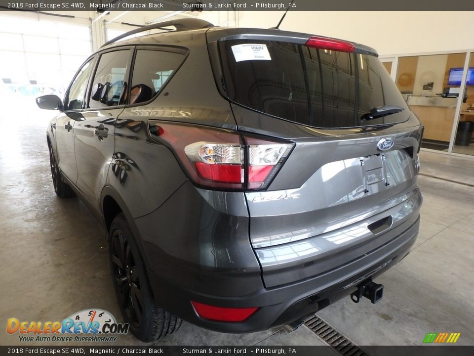 2018 Ford Escape SE 4WD Magnetic / Charcoal Black Photo #3