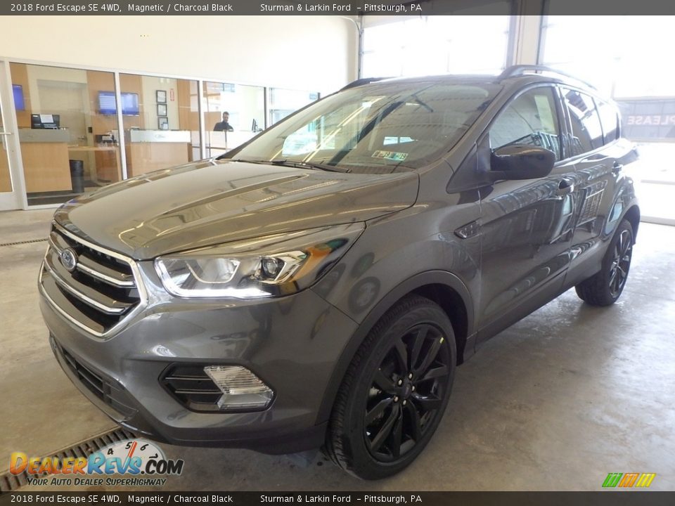 2018 Ford Escape SE 4WD Magnetic / Charcoal Black Photo #4