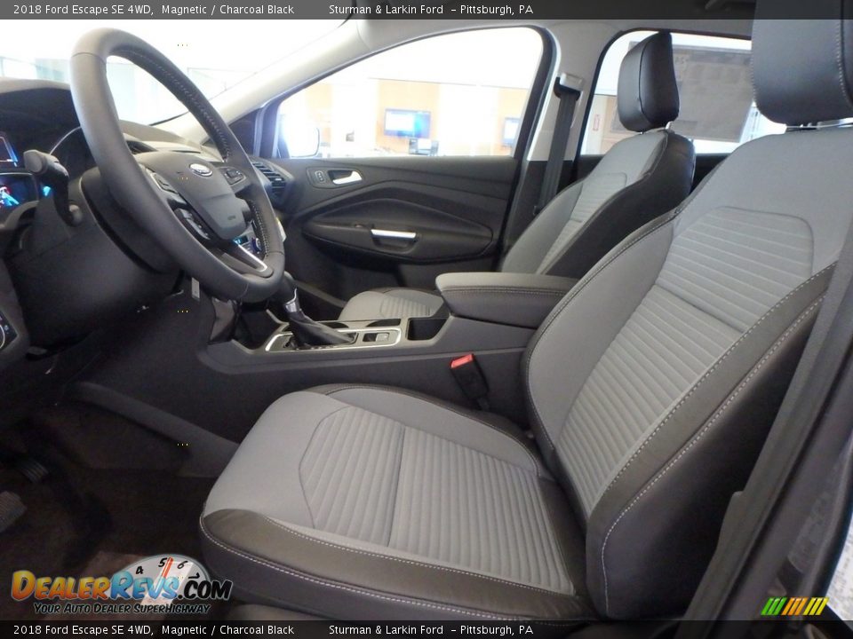 2018 Ford Escape SE 4WD Magnetic / Charcoal Black Photo #6