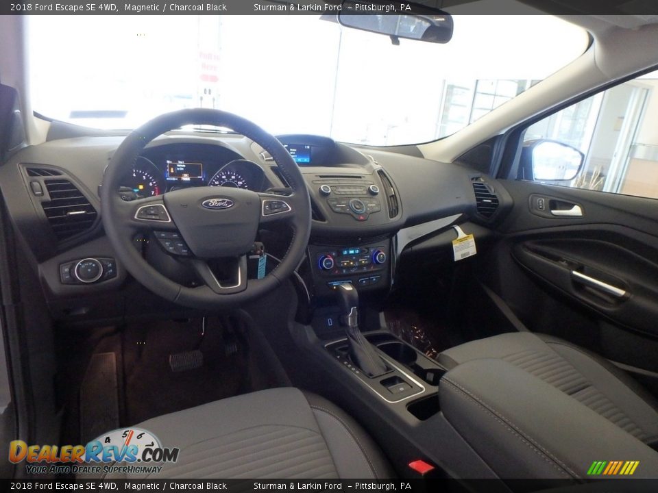 2018 Ford Escape SE 4WD Magnetic / Charcoal Black Photo #8