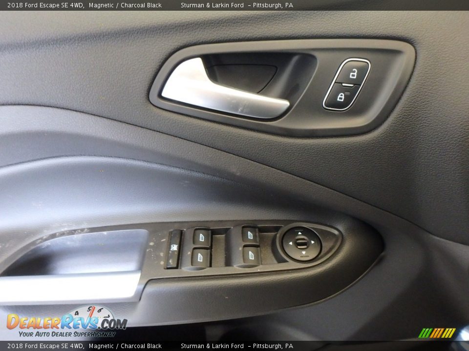 2018 Ford Escape SE 4WD Magnetic / Charcoal Black Photo #9