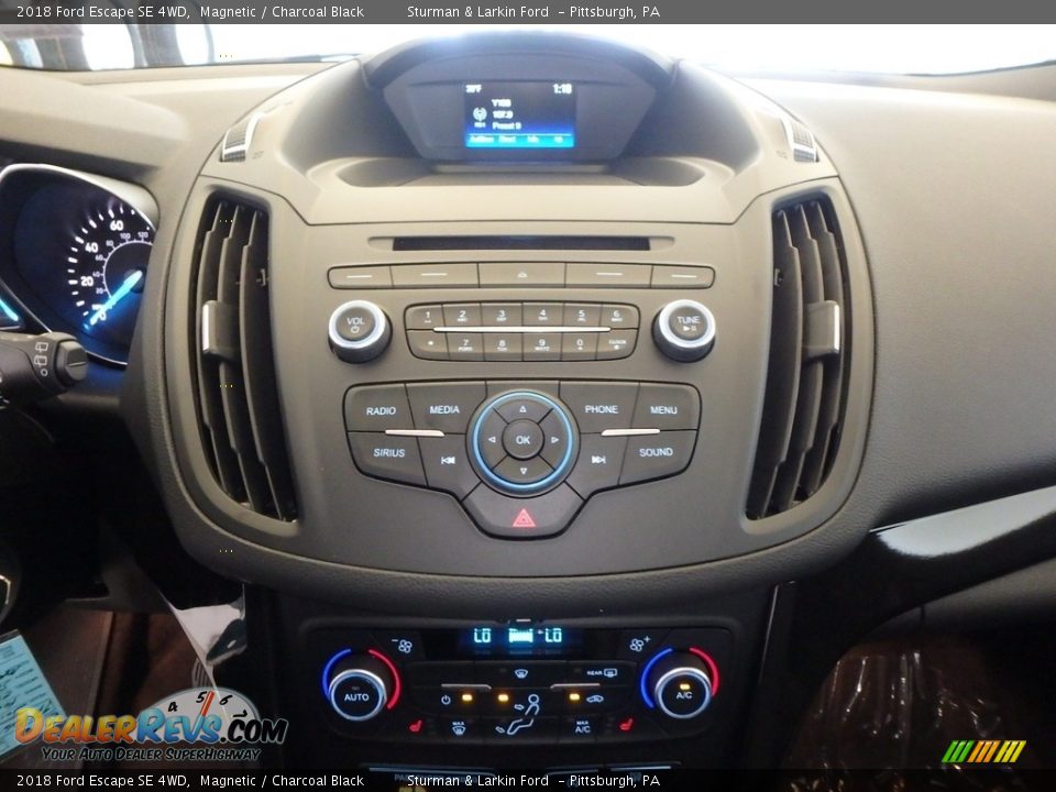2018 Ford Escape SE 4WD Magnetic / Charcoal Black Photo #12