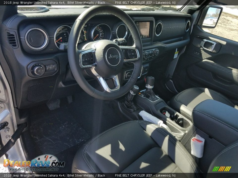 2018 Jeep Wrangler Unlimited Sahara 4x4 Billet Silver Metallic / Black Photo #7