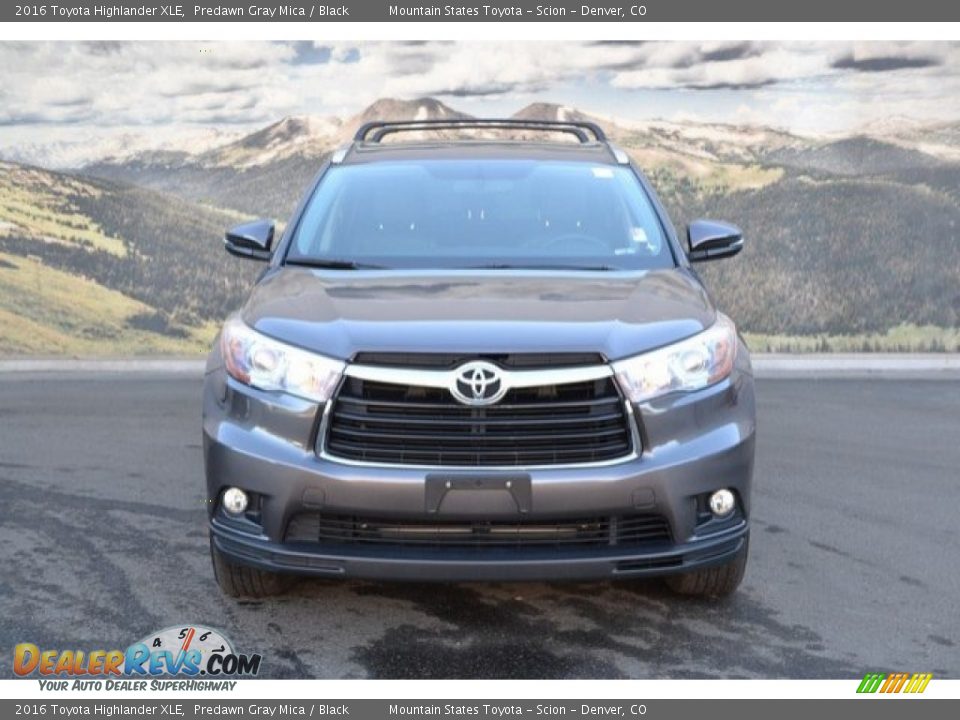 2016 Toyota Highlander XLE Predawn Gray Mica / Black Photo #2