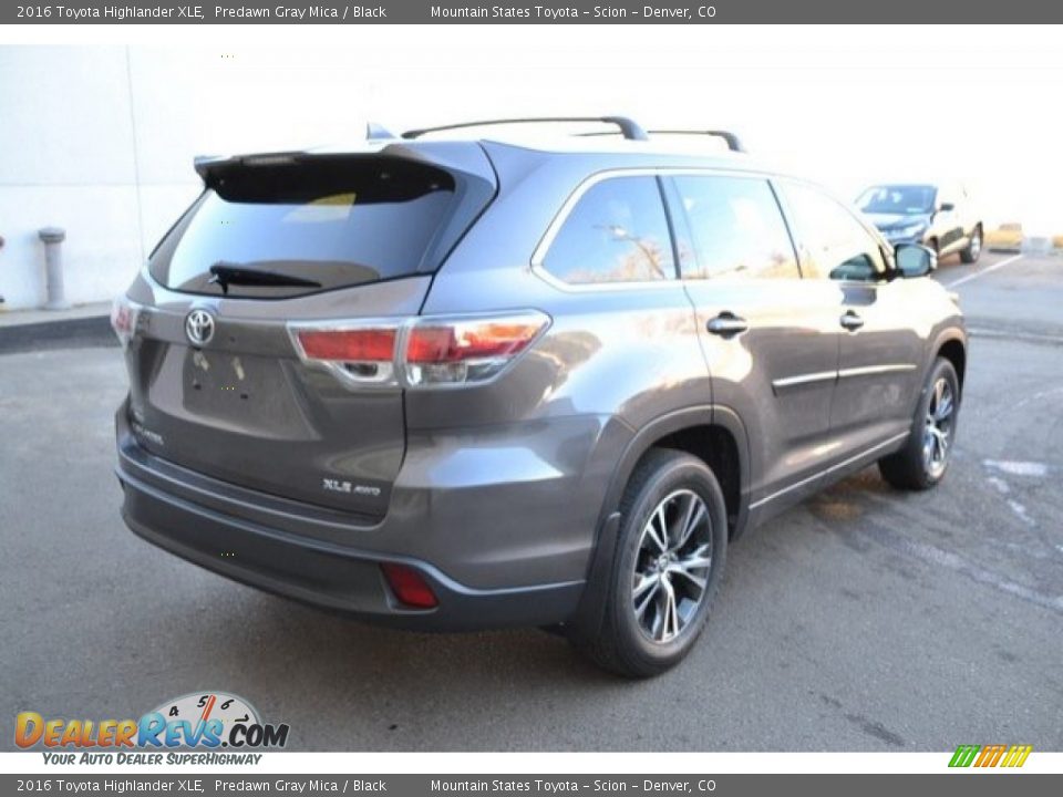 2016 Toyota Highlander XLE Predawn Gray Mica / Black Photo #7