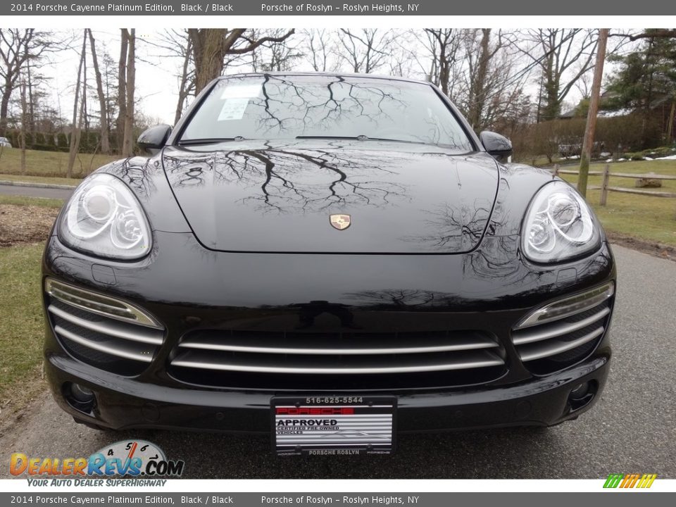 2014 Porsche Cayenne Platinum Edition Black / Black Photo #2