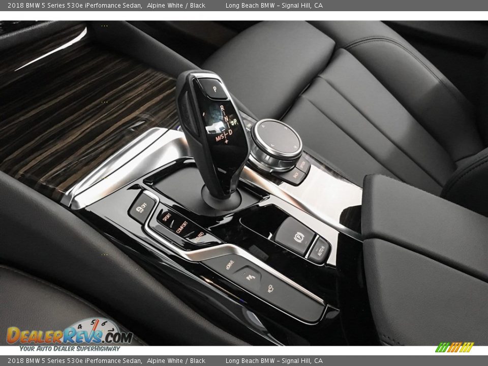 2018 BMW 5 Series 530e iPerfomance Sedan Alpine White / Black Photo #7