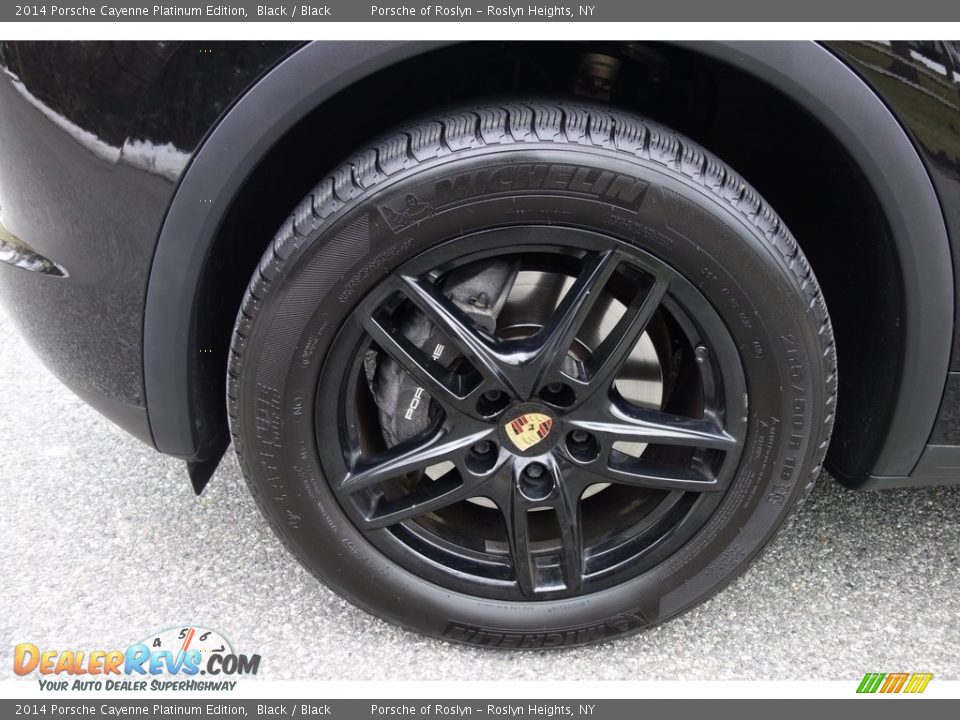 2014 Porsche Cayenne Platinum Edition Black / Black Photo #10