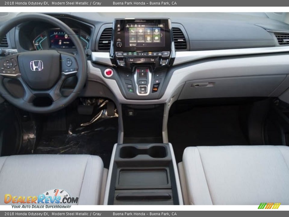 2018 Honda Odyssey EX Modern Steel Metallic / Gray Photo #15
