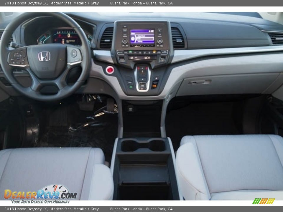 2018 Honda Odyssey LX Modern Steel Metallic / Gray Photo #14