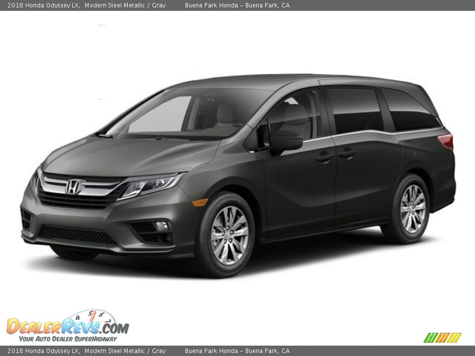 2018 Honda Odyssey LX Modern Steel Metallic / Gray Photo #21