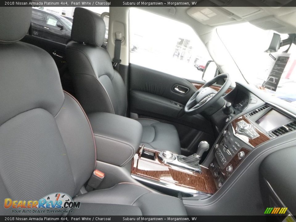 Front Seat of 2018 Nissan Armada Platinum 4x4 Photo #10