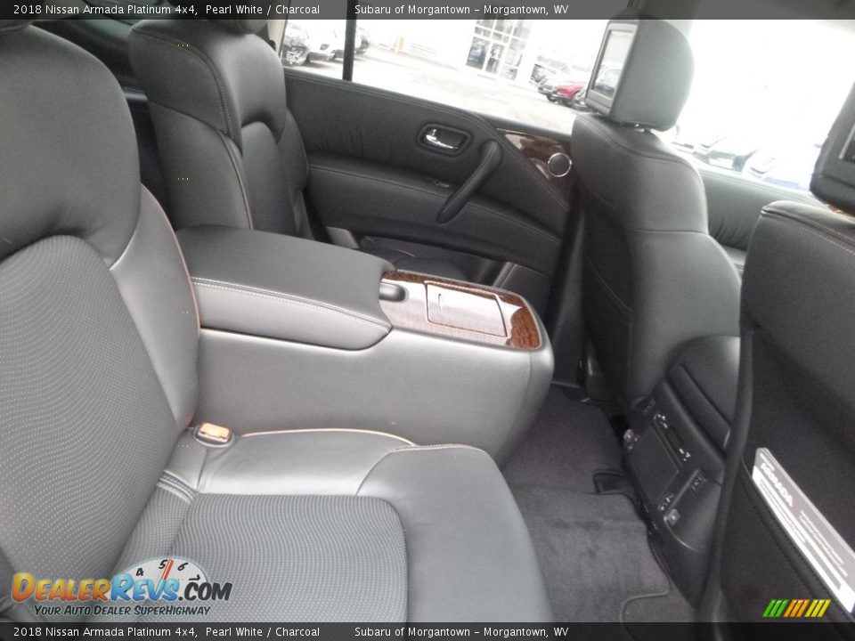 Rear Seat of 2018 Nissan Armada Platinum 4x4 Photo #12