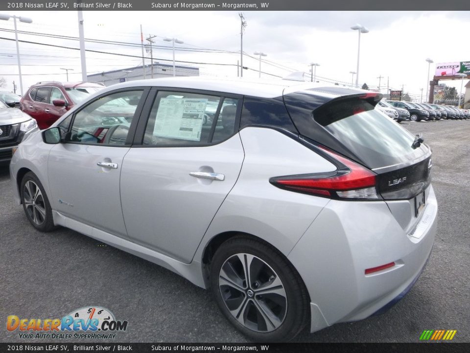Brilliant Silver 2018 Nissan LEAF SV Photo #6