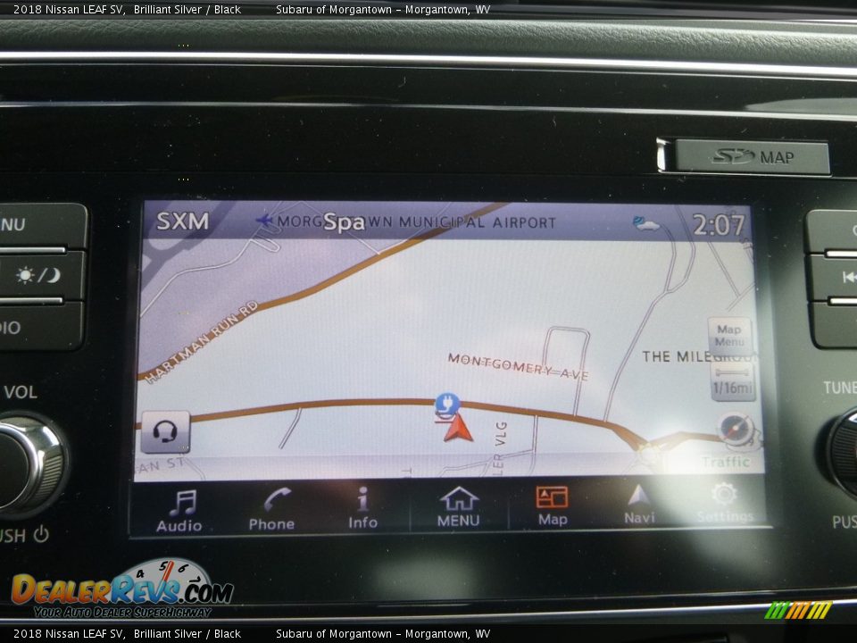Navigation of 2018 Nissan LEAF SV Photo #16
