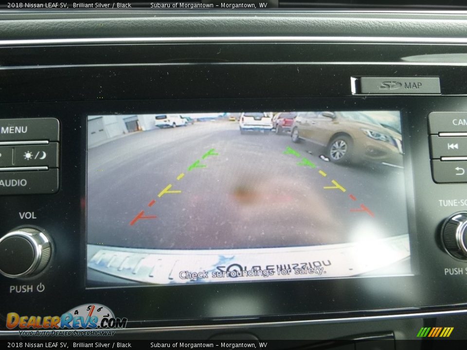 2018 Nissan LEAF SV Brilliant Silver / Black Photo #18