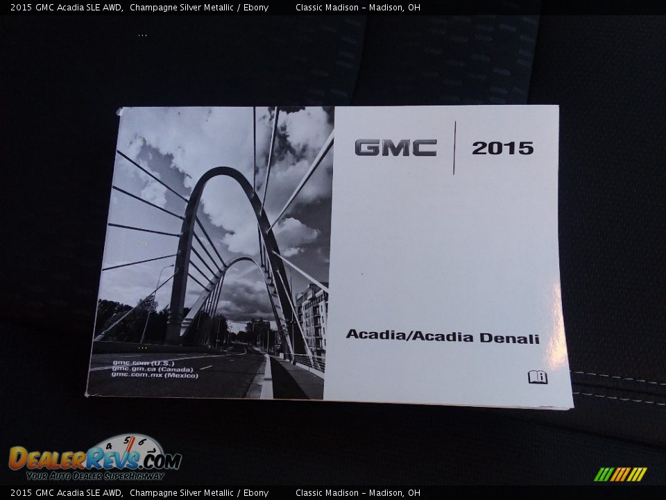 2015 GMC Acadia SLE AWD Champagne Silver Metallic / Ebony Photo #19