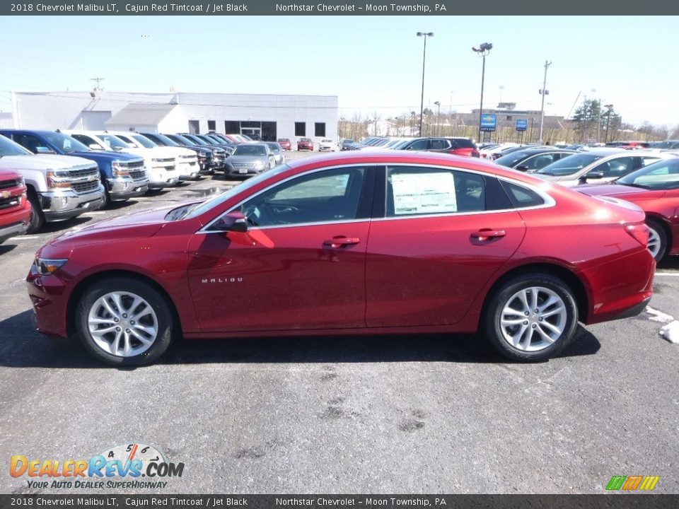 2018 Chevrolet Malibu LT Cajun Red Tintcoat / Jet Black Photo #2