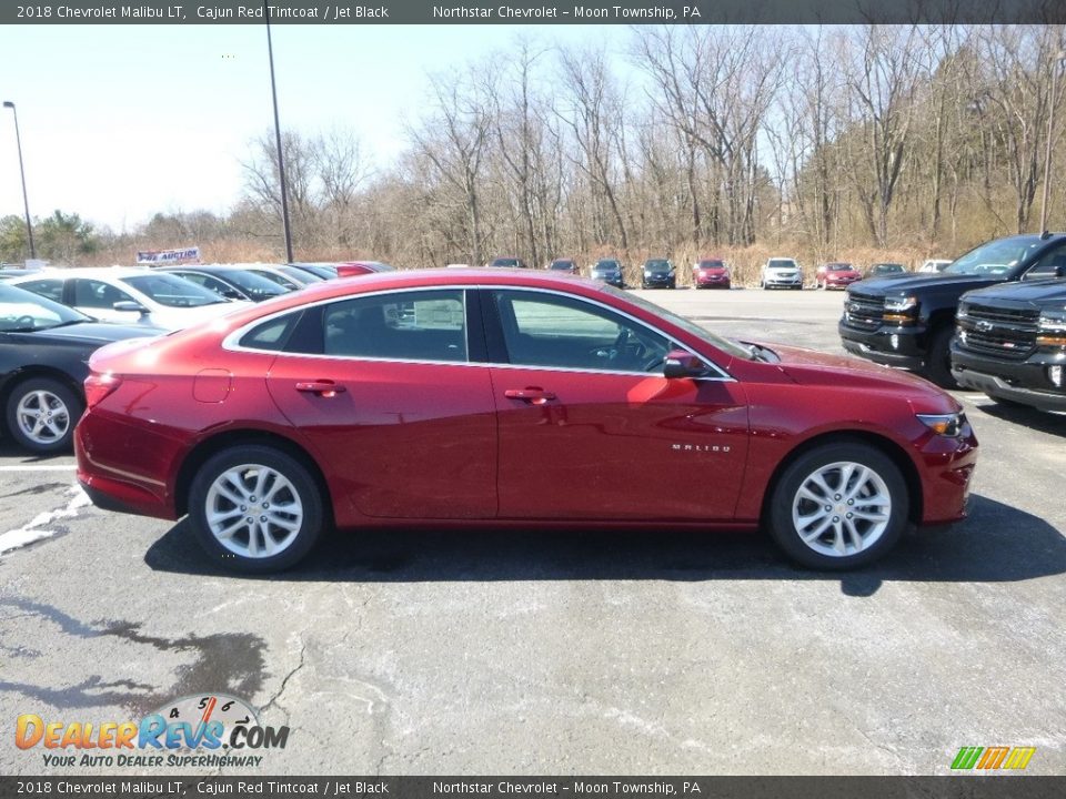 2018 Chevrolet Malibu LT Cajun Red Tintcoat / Jet Black Photo #6